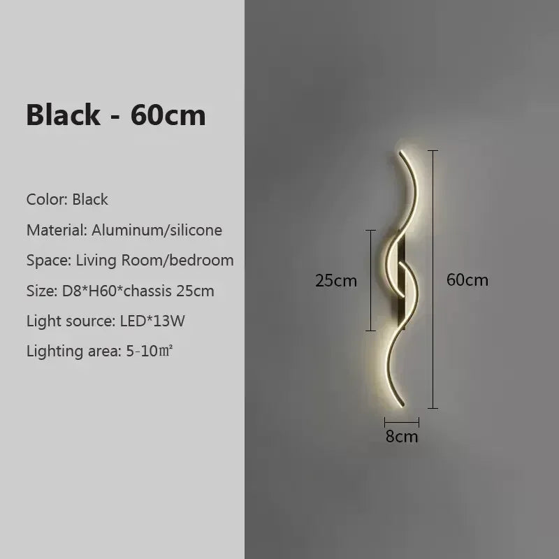 Lampe Murale LED Minimaliste – Ambiance Architecturale